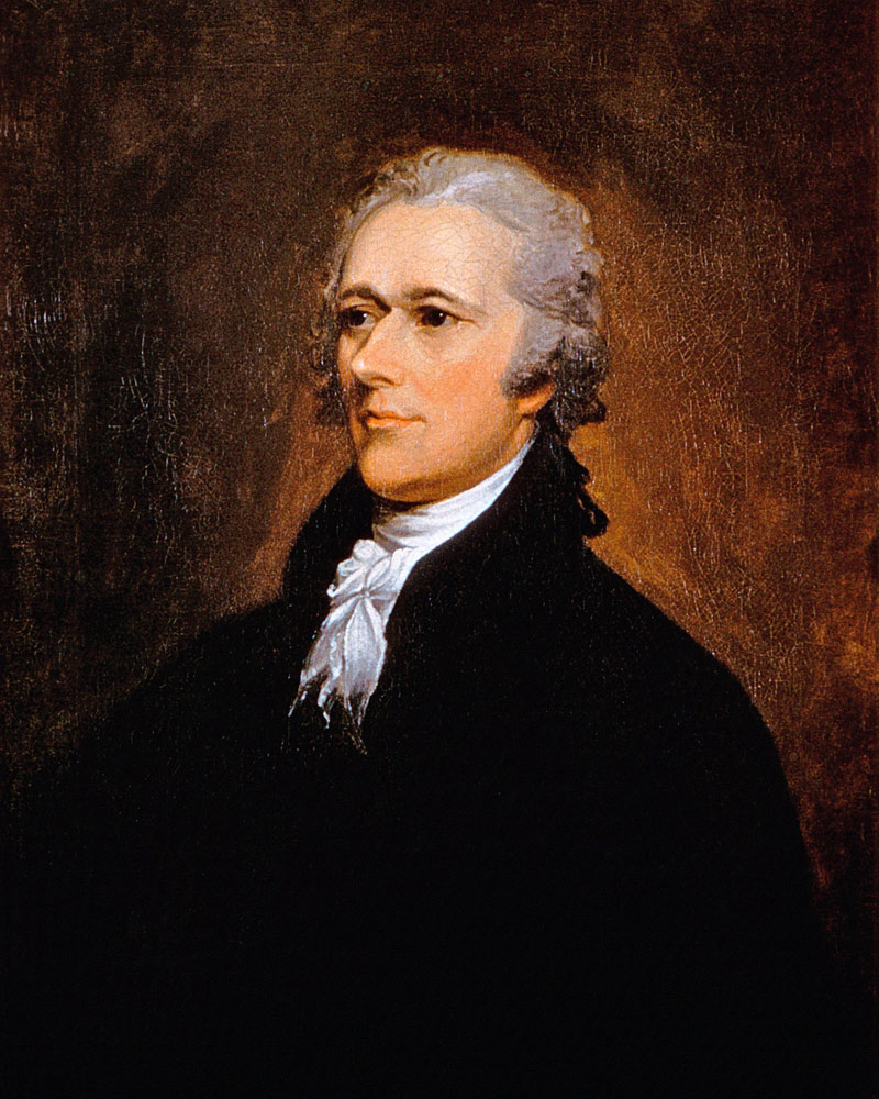 Alexander Hamilton (1755-1804) c.1806 (oil on canvas) von John Trumbull