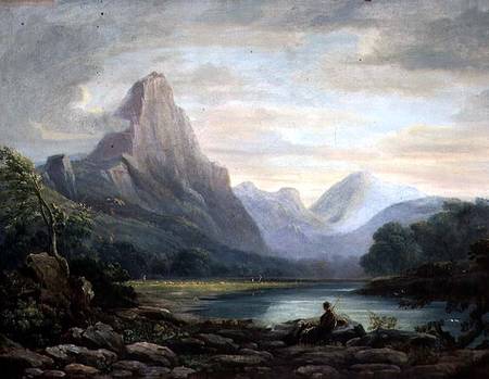 A Welsh Valley von John Varley