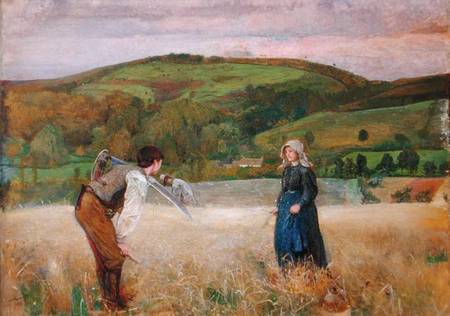 A Field of Barley von John William North