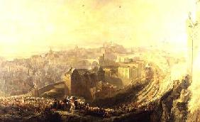 The Entry of George IV into Edinburgh from the Carlton Hill 1822