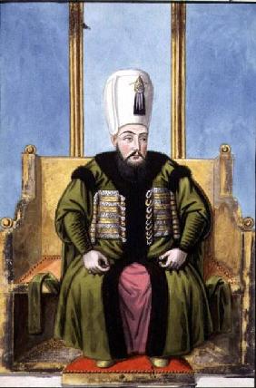 Ahmed I (1590-1617) Sultan 1603-17, from 'A Series of Portraits of the Emperors of Turkey' 1808