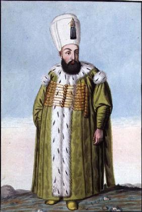 Amurath (Murad) III (1546-95) Sultan 1574-95, from 'A Series of Portraits of the Emperors of Turkey' 1808