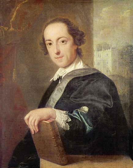 Portrait of Horatio Walpole, 4th Earl of Oxford von John Giles Eckhardt
