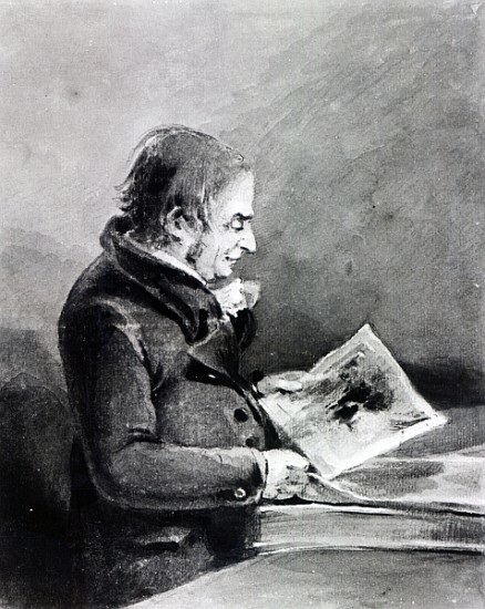 Joseph Mallord William Turner (graphite & watercolour on paper) von John Thomas Smith