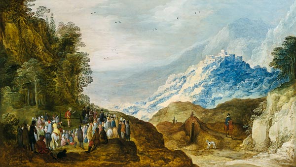 The Sermon on the Mount (figures possibly by Hans Jordeans) von Joos de Momper