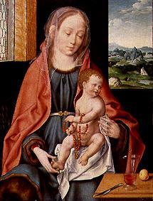 Maria mit dem Kind. von Joos van Cleve