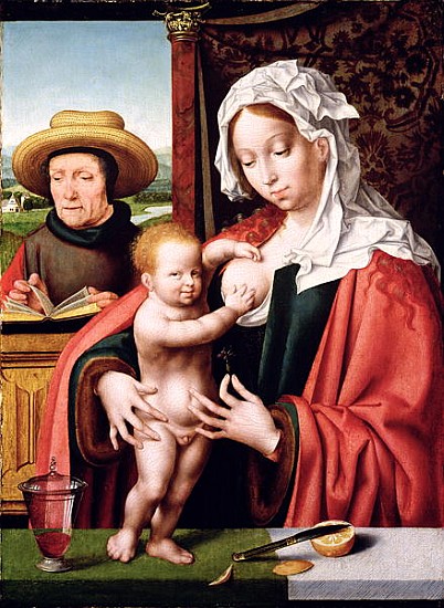The Holy Family, c.1520 von Joos van Cleve