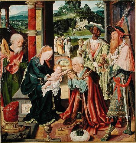 The Adoration of the Magi von Joos van Cleve (eigentl. van der Breke)