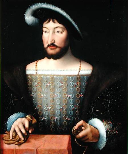 Francois I (1497-1547) von Joos van Cleve (eigentl. van der Breke)