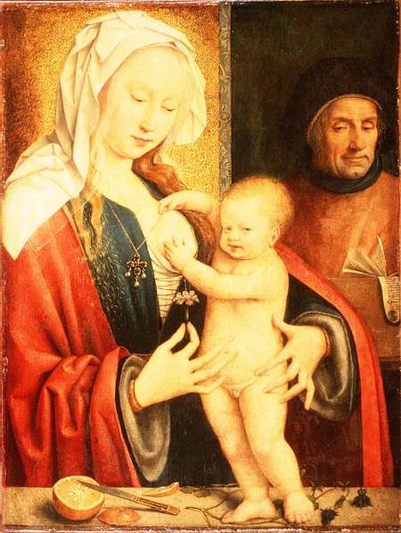 The Holy Family von Joos van Cleve (eigentl. van der Breke)