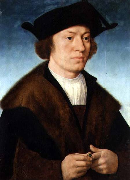 Portrait of an Unknown Man von Joos van Cleve (eigentl. van der Breke)