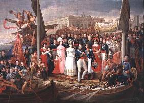 Ferdinand VII Disembarking in the Port of Santa Maria 1821