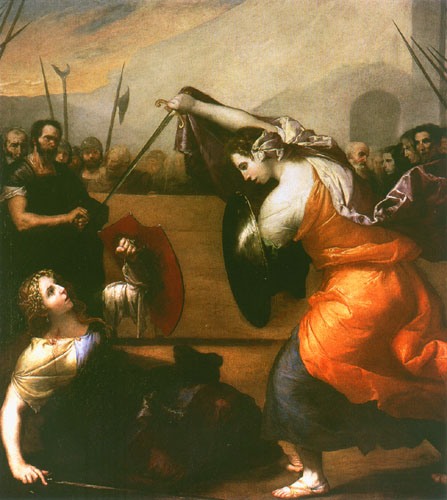 Frauenkampf von José (auch Jusepe) de Ribera