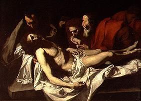 Die Grablegung Christi. von José (auch Jusepe) de Ribera