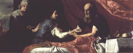 Isaac Blessing Jacob von José (auch Jusepe) de Ribera