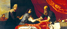 Isaac und Jakob. von José (auch Jusepe) de Ribera