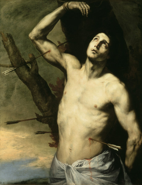 J.de Ribera / St. Sebastian von José (auch Jusepe) de Ribera