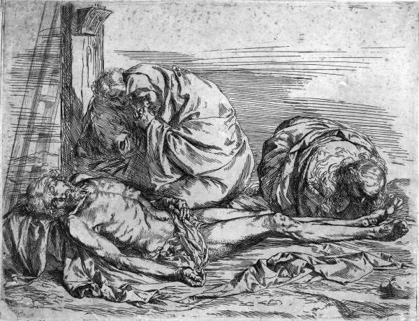J.de Ribera, Beweinung Christi von José (auch Jusepe) de Ribera