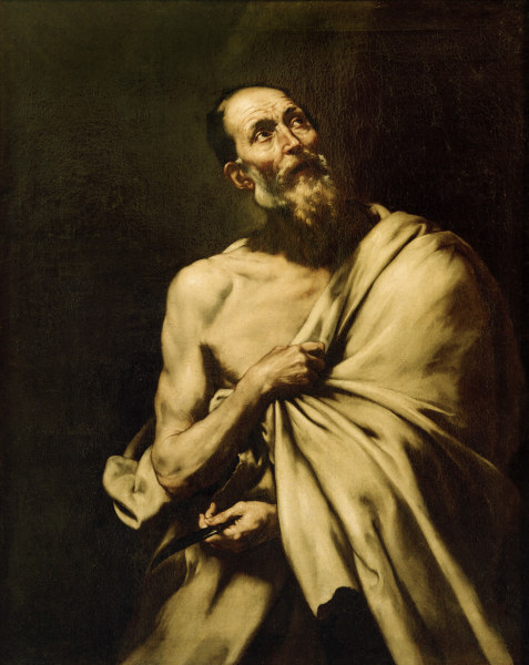 J.de Ribera, der heilige Bartholomäus von José (auch Jusepe) de Ribera