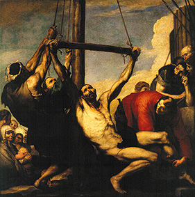 Das Martyrium des hl. Bartholomäus. von José (auch Jusepe) de Ribera