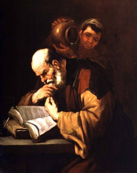 The Philosopher von José (auch Jusepe) de Ribera