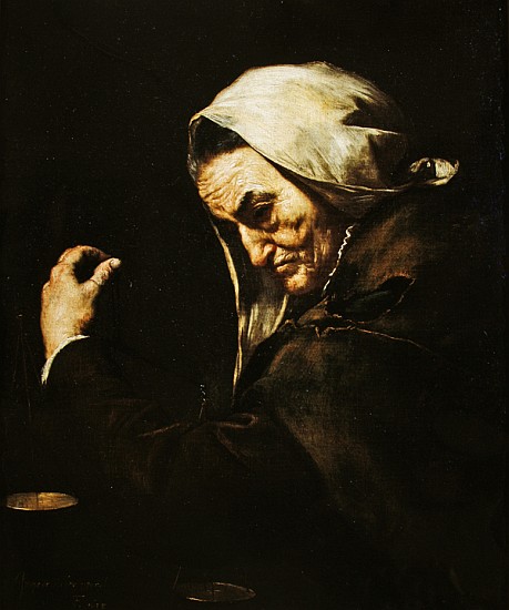 The Old Usurer von José (auch Jusepe) de Ribera