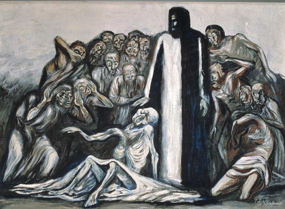 Die Auferweckung des Lazarus von José Clemente Orozco