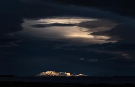 Berg aus Licht