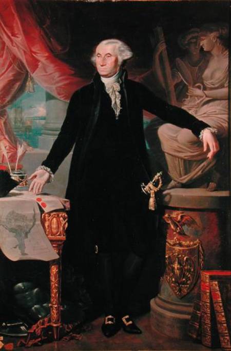 Portrait of George Washington (1732-99) von Jose Perovani