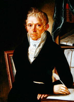 Portrait of an Artist, 1813 (oil on canvas) von Josef Korompay