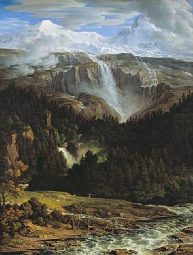 Schmadribachfall im Lauterbrunnen-Tal 1811