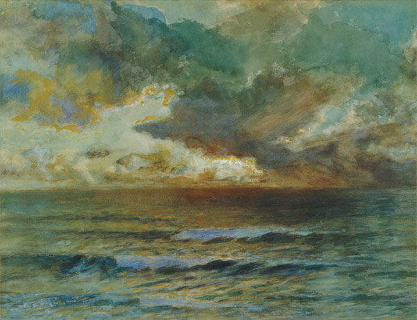 Sunset at Seascale von Joseph Arthur Palliser Severn