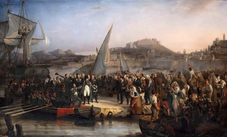 Napoleon verlässt Elba am 26. Februar 1815 von Joseph Beaume
