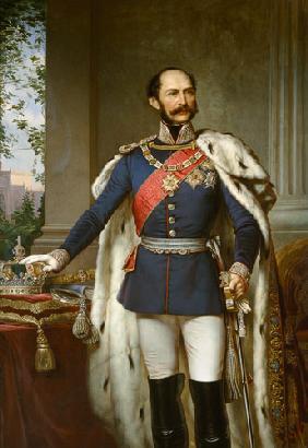 König Maximilian II.Joseph von Bayern in Generalsuniform.