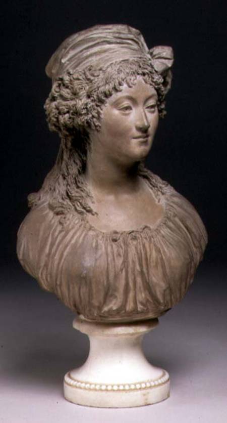 Bust of a young woman, in the Louis XVI Style von Joseph-Charles  Marin