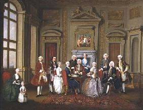 A Family in a Palladian Interior ("The Tylney Group") 1740