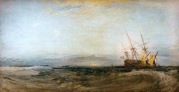 W.Turner, A Ship Aground von William Turner