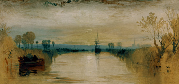 W.Turner, Chichester Canal / 1828 von William Turner