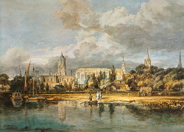 Christ Church, von den Wiesen gesehen von William Turner