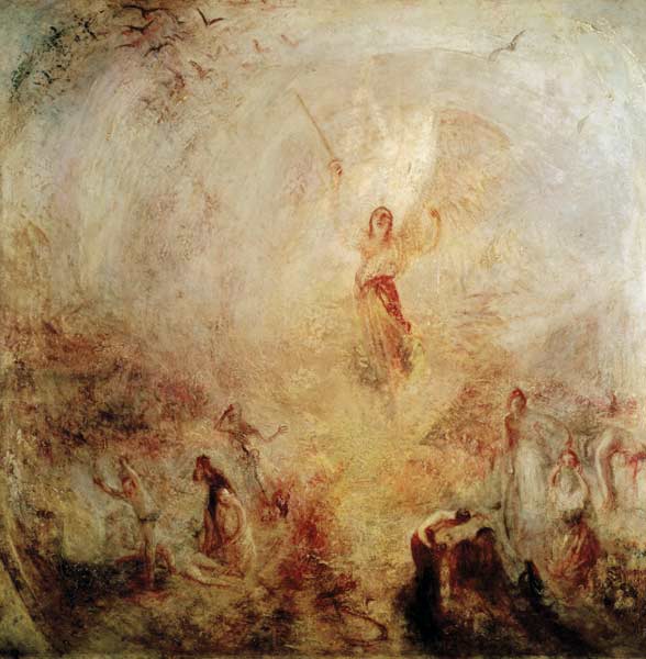 Der Engel vor der Sonne von William Turner