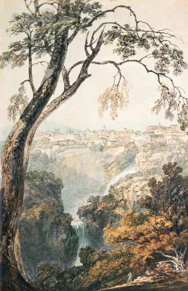 Falls of the Anio von William Turner
