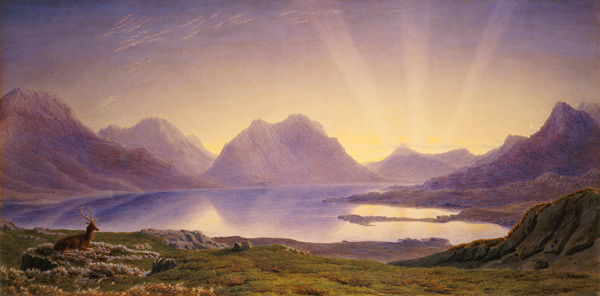 The Dawn, Loch Torridon von William Turner