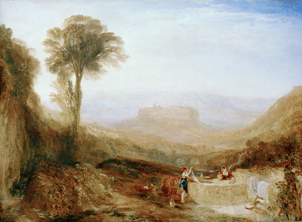 W.Turner, Ansicht von Orvieto von William Turner