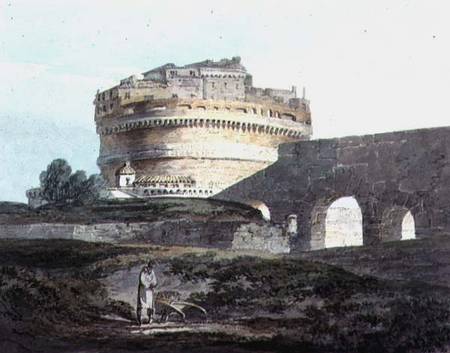 Castle of San Angelo, Rome  on von William Turner