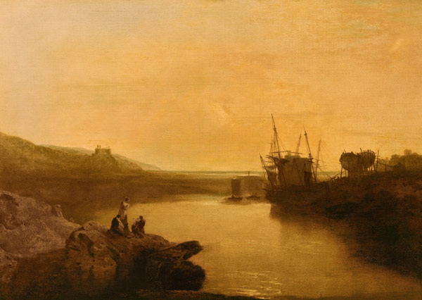 W.Turner, Harlech Castle / Gemälde von William Turner