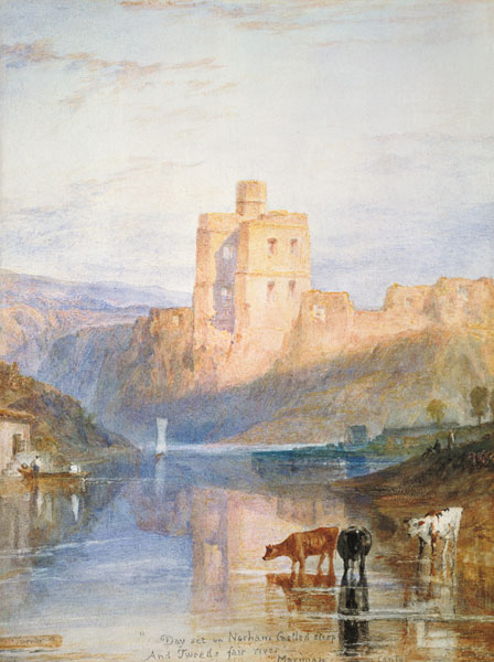 Norham Castle Illustration zu Walter Scott`s Marmion von William Turner