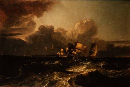 Ships Bearing up for Anchorage ('The Egremont Sea Piece') von William Turner