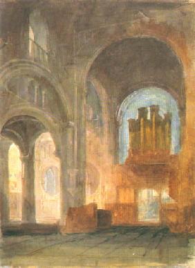 Innenansicht der Christ Church Cathedrale 1798