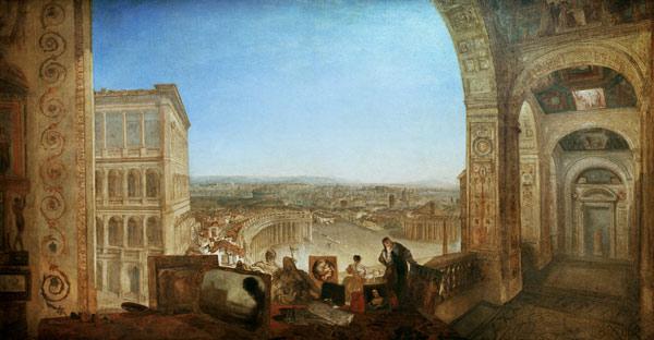 Rom vom Vatikan aus gesehen 1820