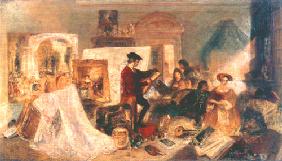 Watteau-Studie nach Fresnoys Regeln 1831